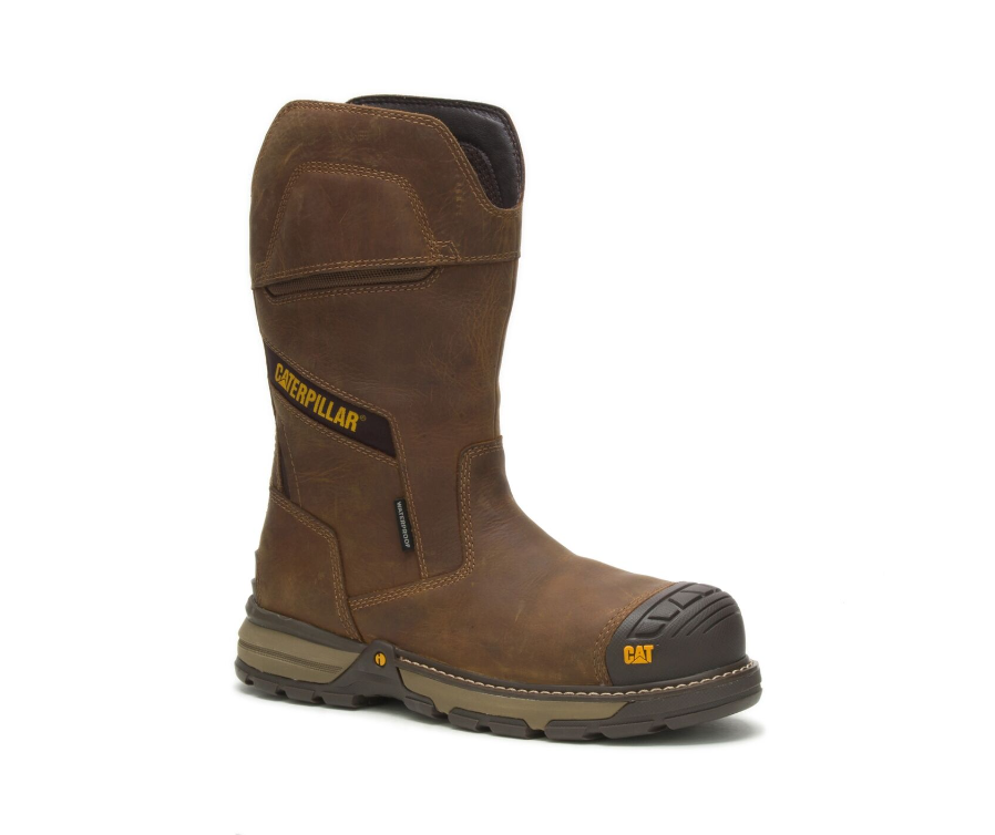 Caterpillar Men Excavator Superlite Pull-On Waterproof Carbon Composite Toe Work