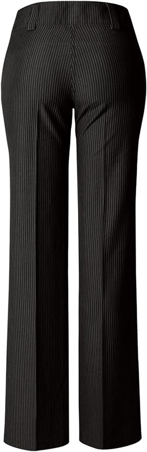 Design by Olivia Women's Relaxed Boot-Cut Office Pants Trousers Slacks